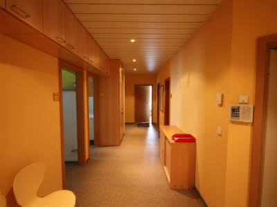 Flur zu den Behandlungsr�umen